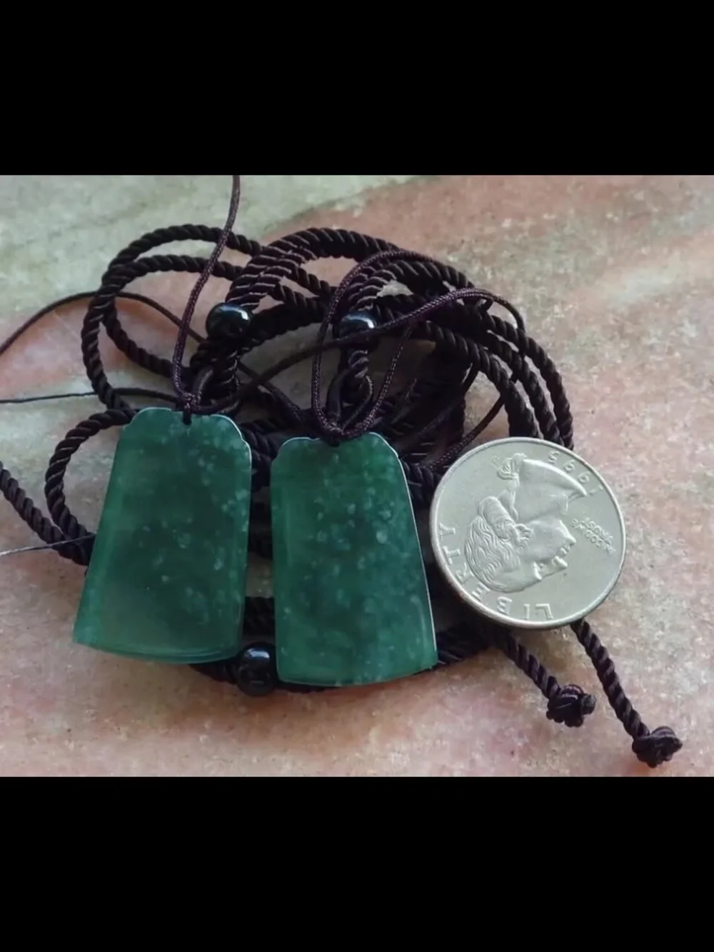 Certificate Jadeite Jade wedding wealth Green Pair Dragon Phoenix Pendant